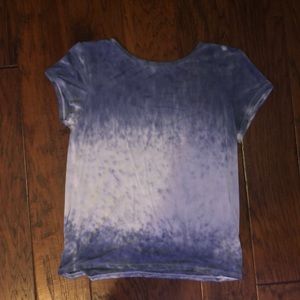 blue ombré shirt